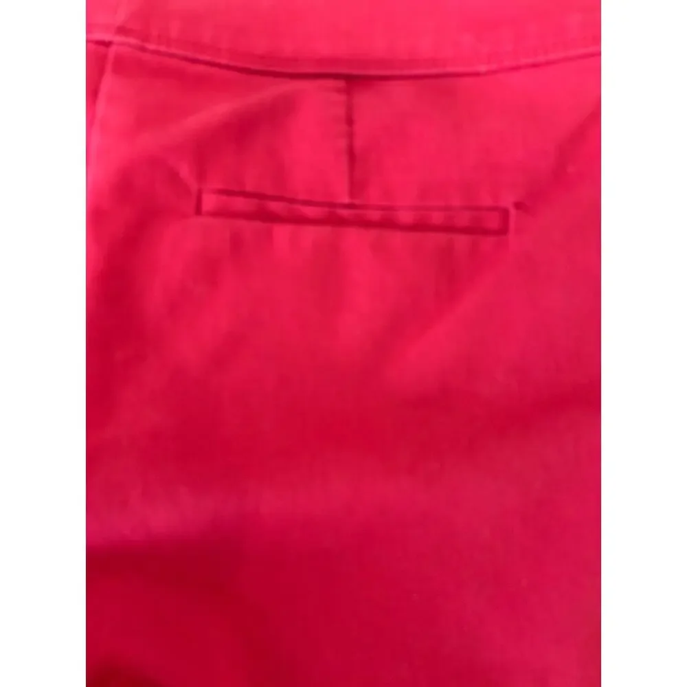 The Limited Red Scalloped Hem Shorts Size Medium / 10 | Cotton Blend Women’s - Picture 8 of 11
